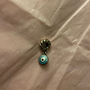 pandora charm blue eyes